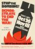 Stop the Bombing! Demonstrate To End The War! In Cities Across The U.S.